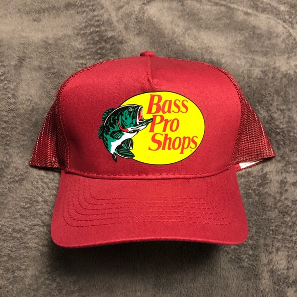 Bass Pro Shop Mesh Hat Maroon | Poshmark
